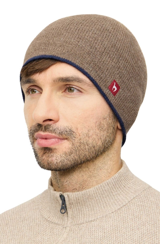 Reversible baby alpaca wool hat