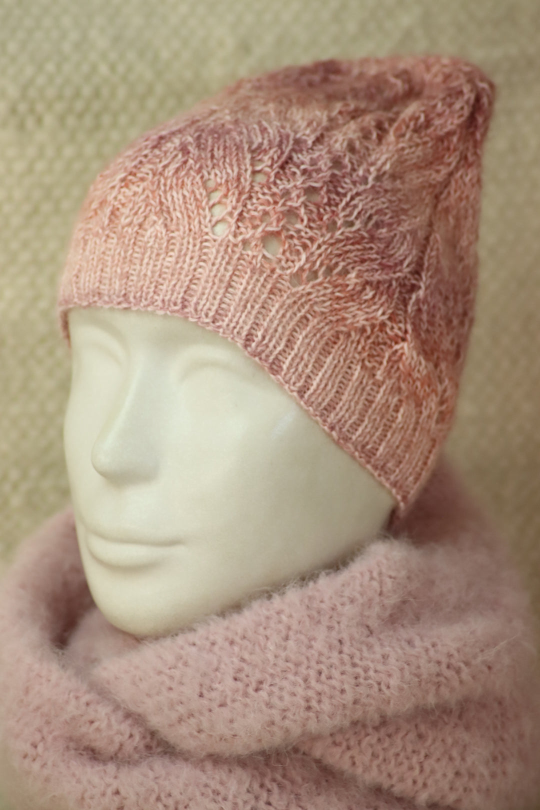 Hand-knitted alpaca and silk hats