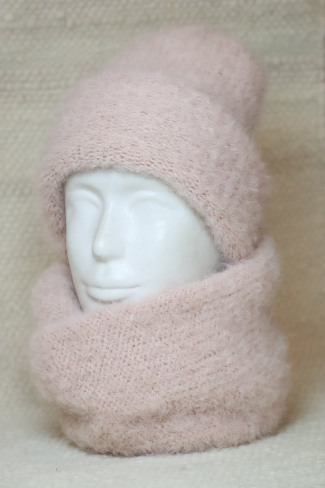 Rolled Brim Furry Hat - Puffy