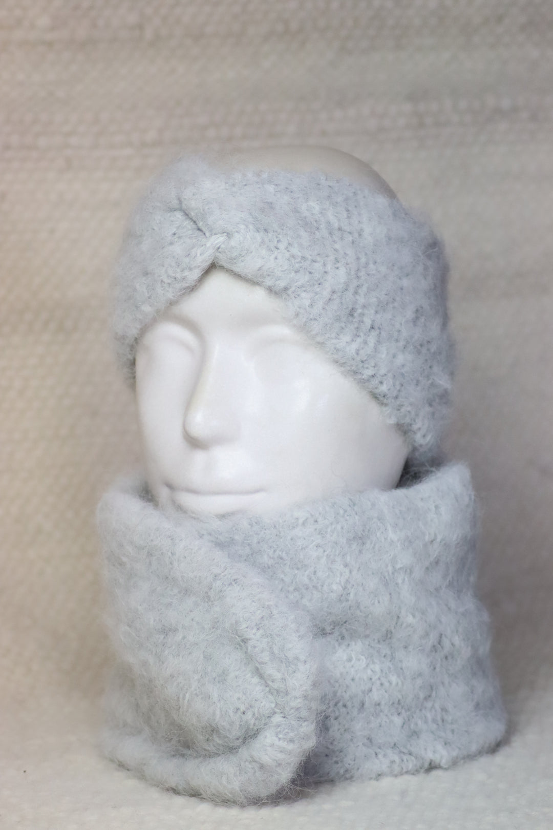 Soft headband with alpaca wool - Puffy