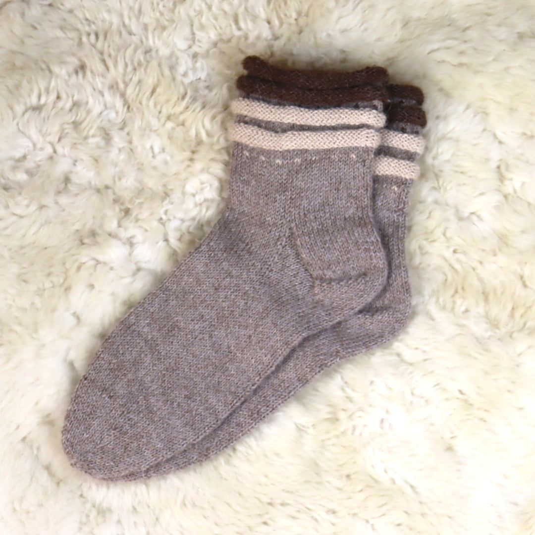 100% alpakavillased sokid (käsitsi kootud)