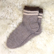 Load image into Gallery viewer, 100% alpaca wool socks (hand knitted)
