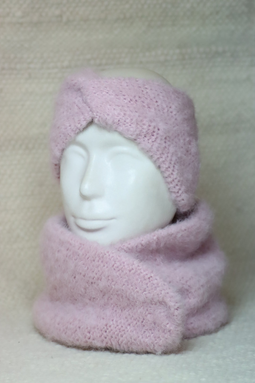 Soft Alpaca Wool Scarf - Puffy