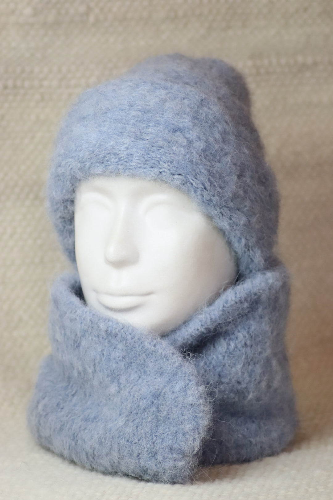 Rolled Brim Furry Hat - Puffy