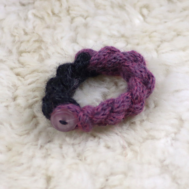 Alpaca wool wristband
