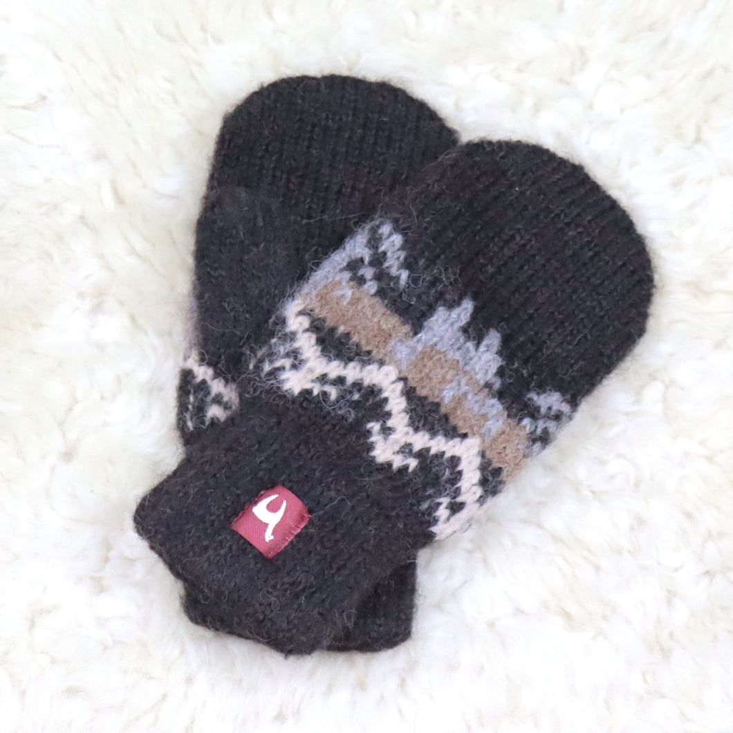 Alpakavillased laste käpikud