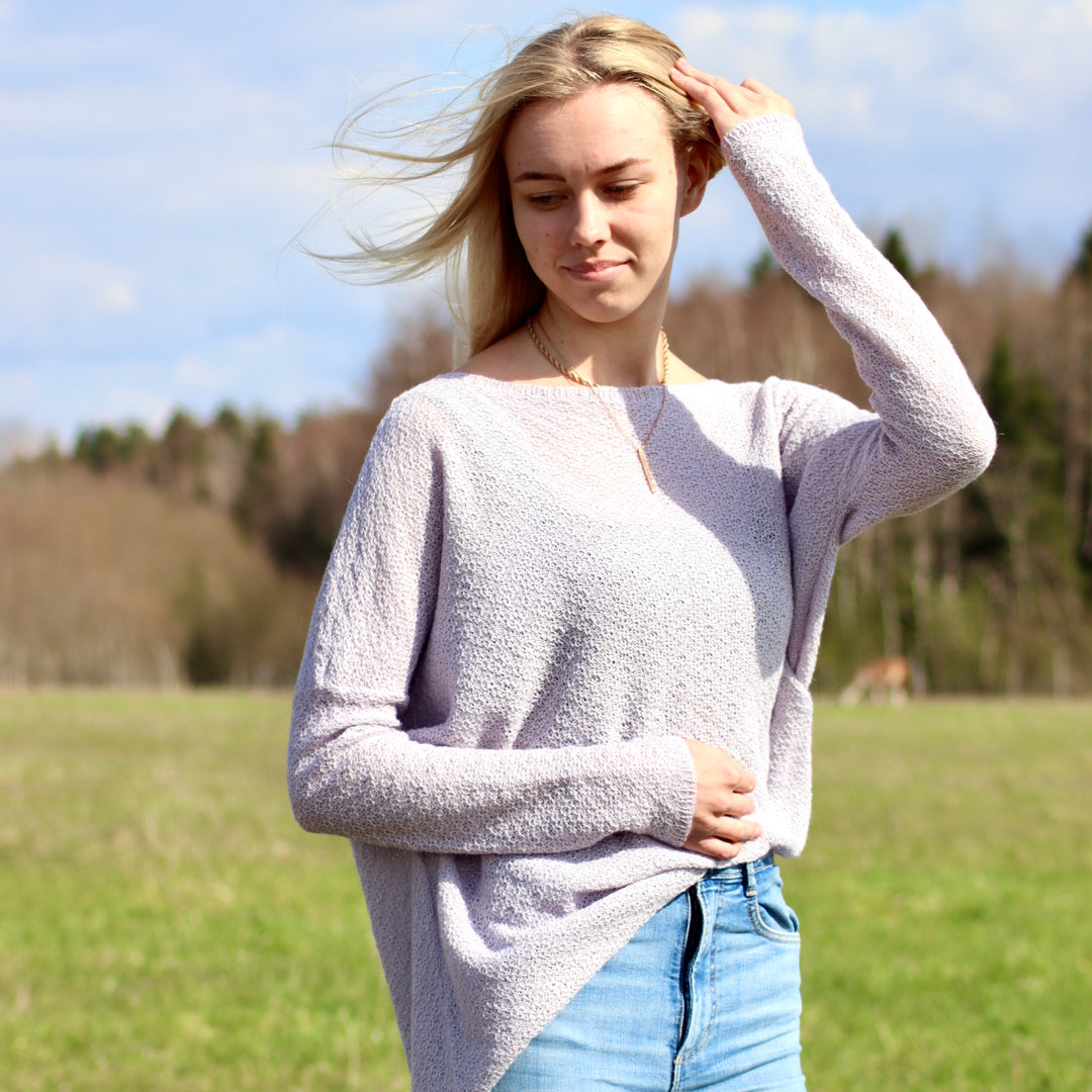 Baby alpaca wool airy sweater