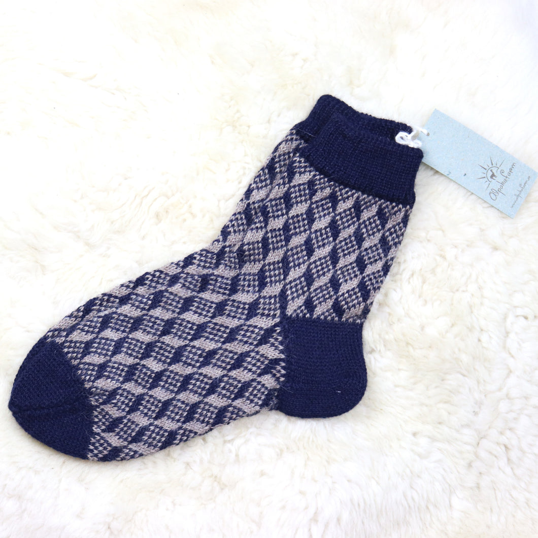 AVAILABLE AGAIN! 100% alpaca wool men's socks