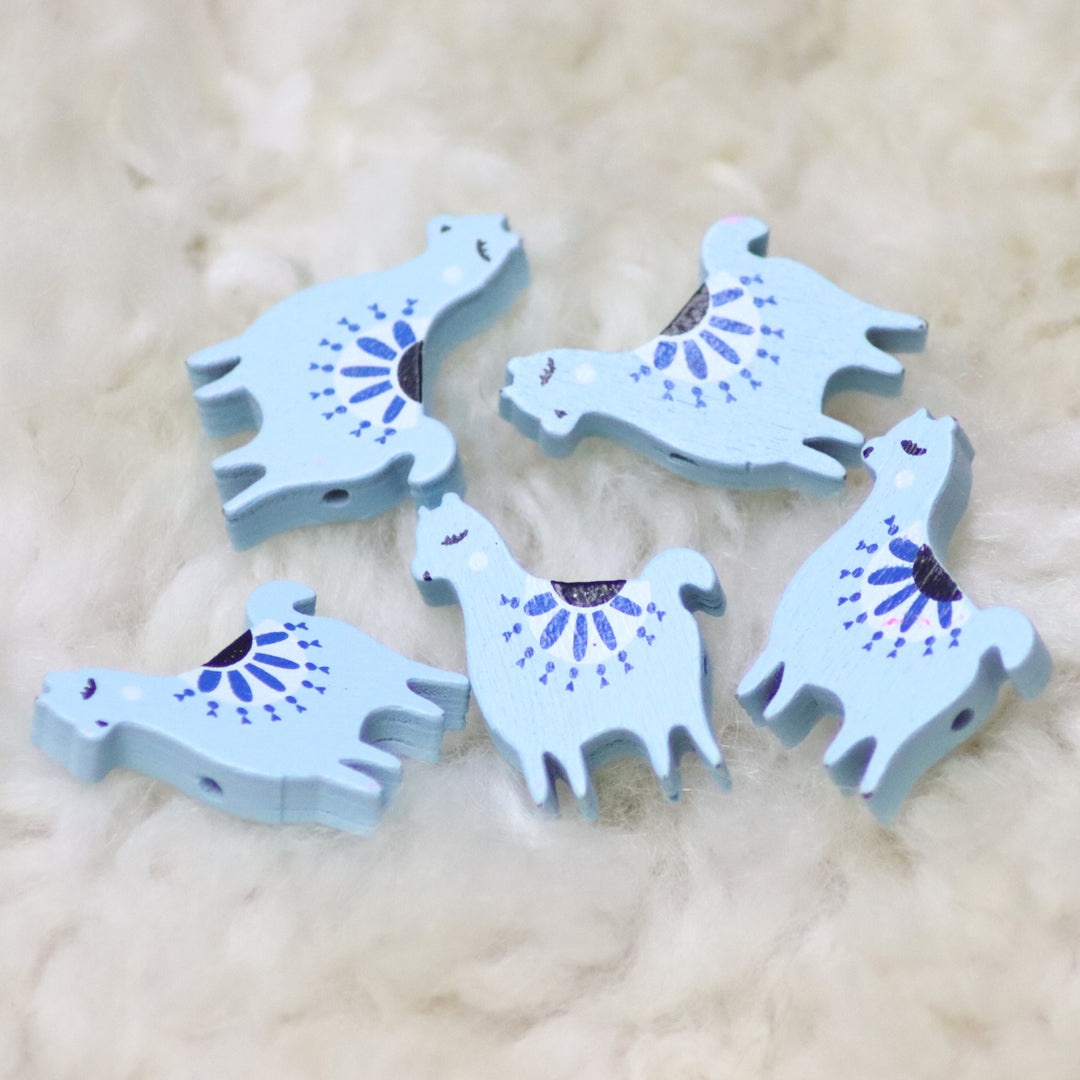 Alpaca-shaped beads