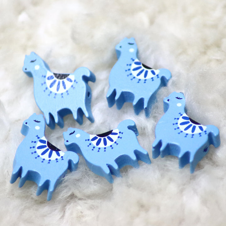 Alpaca-shaped beads