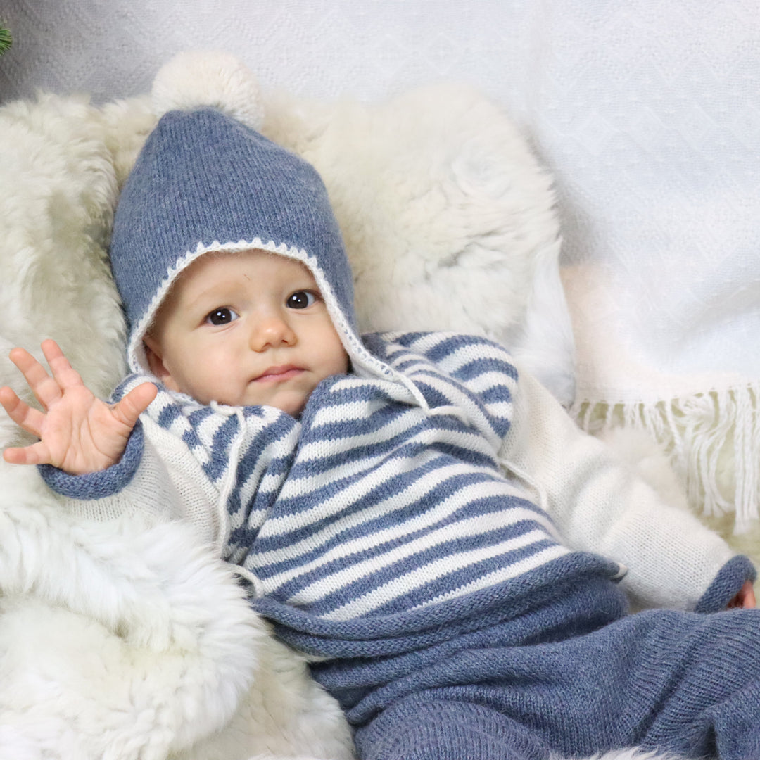 Striped baby set