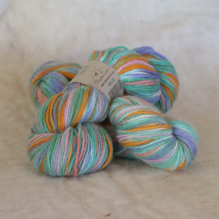 Hand-dyed alpaca yarn ANDES