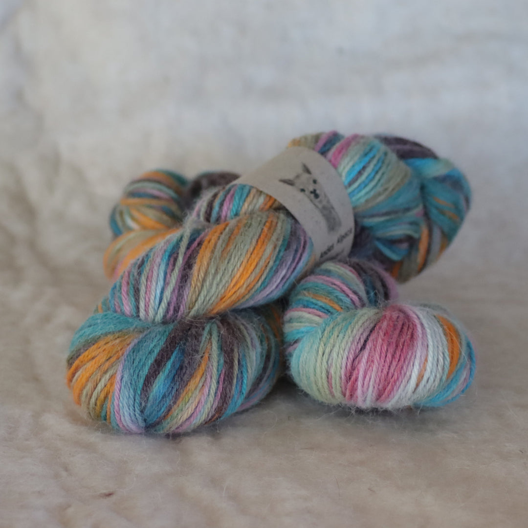 Hand-dyed alpaca yarn ANDES
