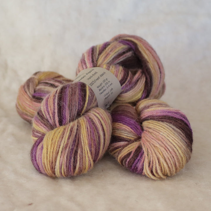 Hand-dyed alpaca yarn ANDES