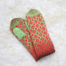 Load image into Gallery viewer, Patterned mittens for children (2-3 years)
