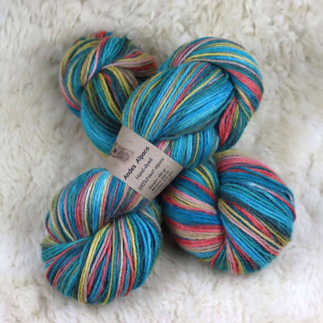 NEW! Hand dyed alpaca yarn ANDES