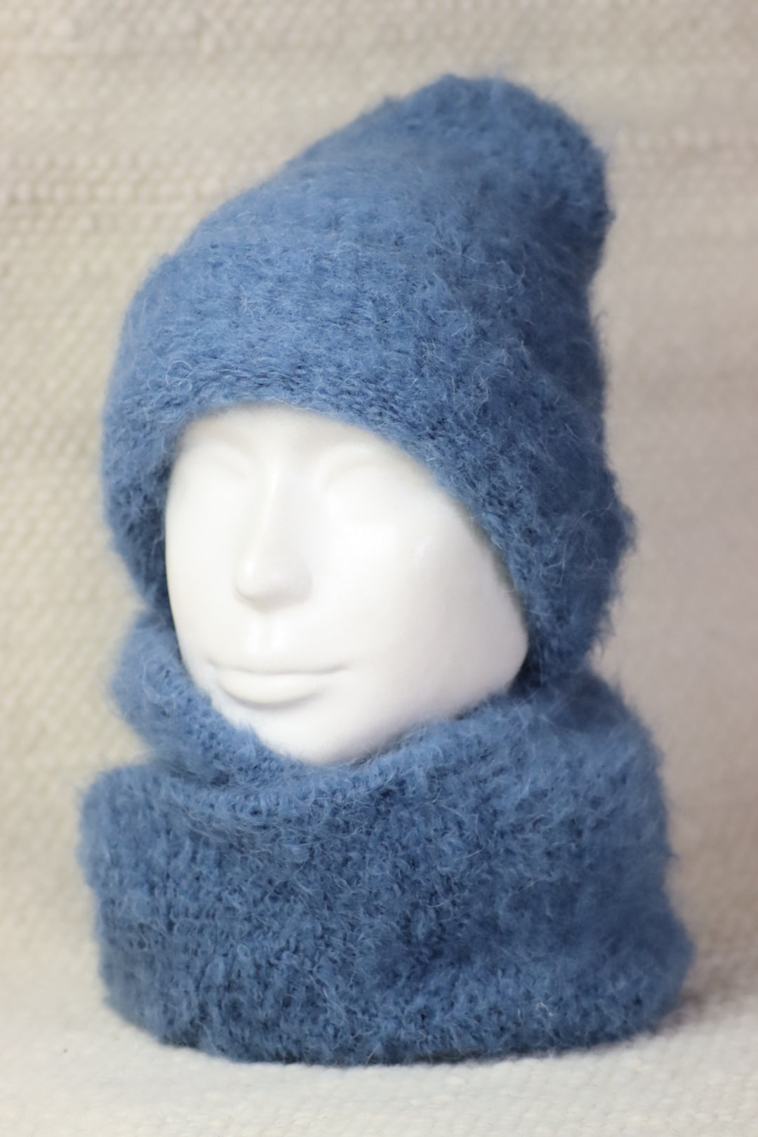 Soft alpaca wool infinity scarf - Puffy
