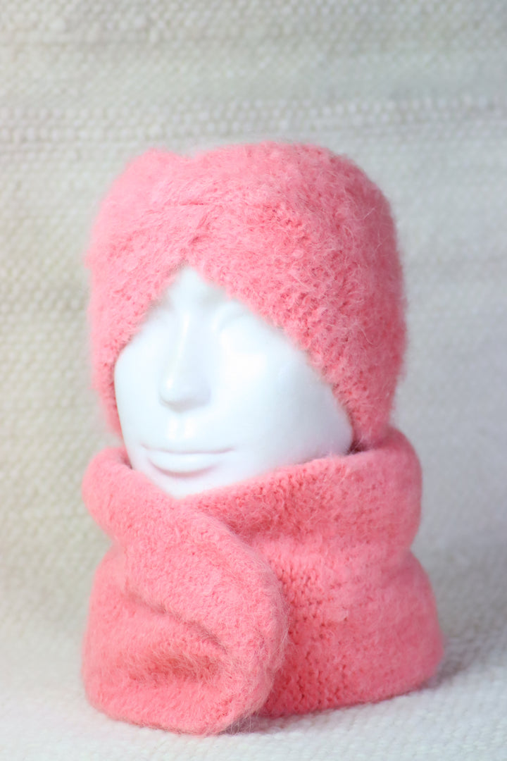 Soft headband with alpaca wool - Puffy