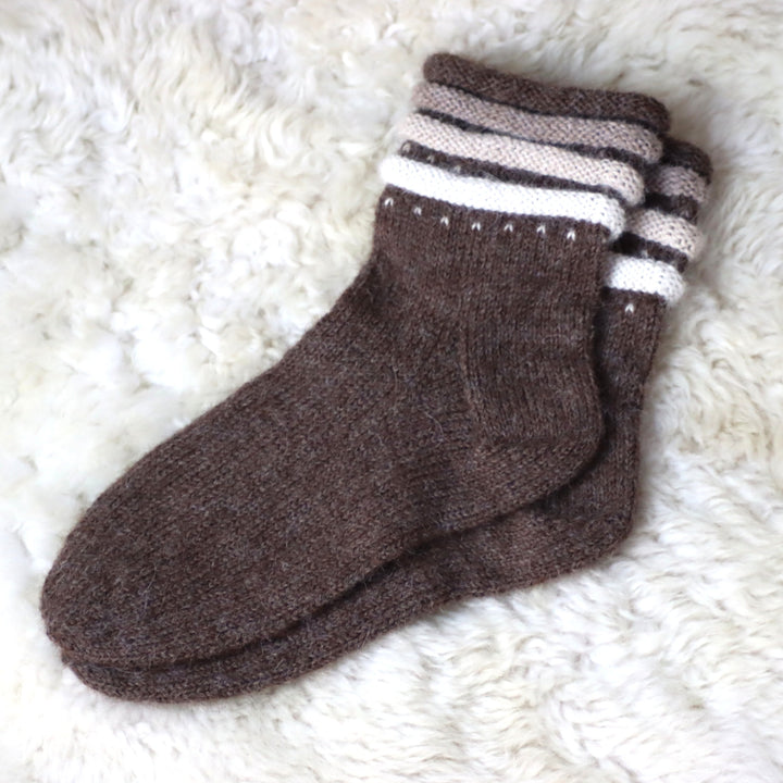 100% alpakavillased sokid (käsitsi kootud)