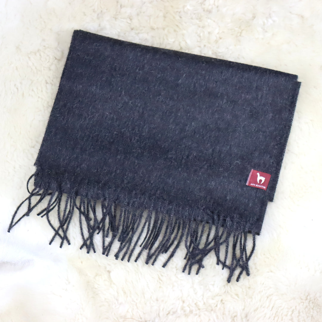 Ühevärviline beebialpaka villane sall