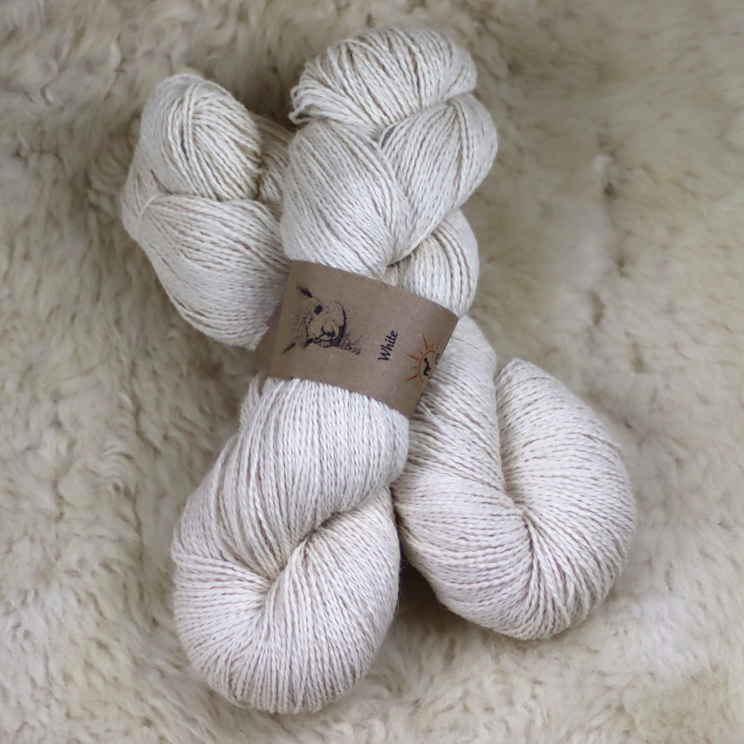 100% alpaca wool lace yarn