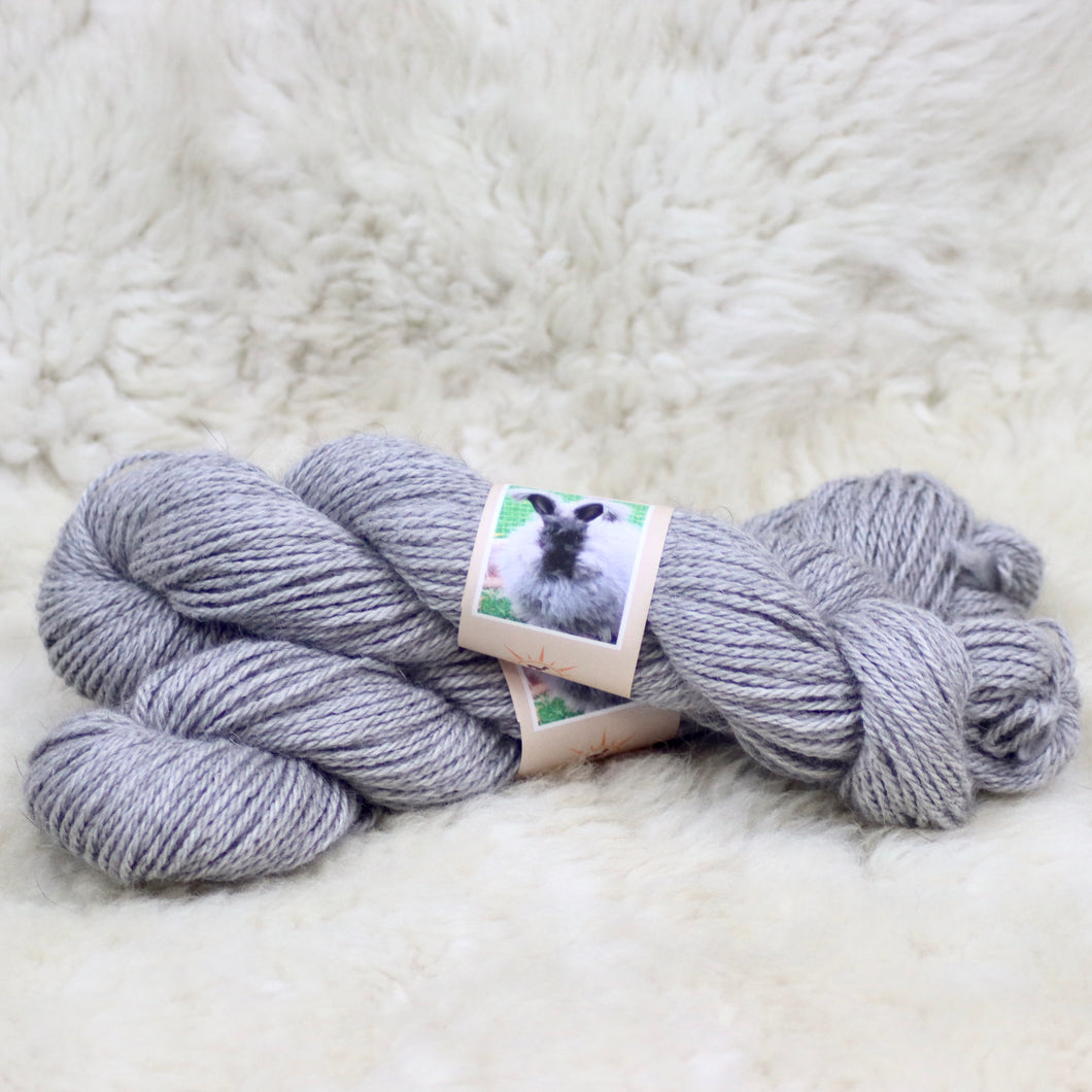 Farm yarn from angora and sheep wool