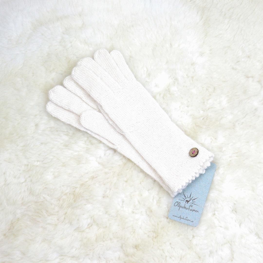 100% alpaca wool gloves