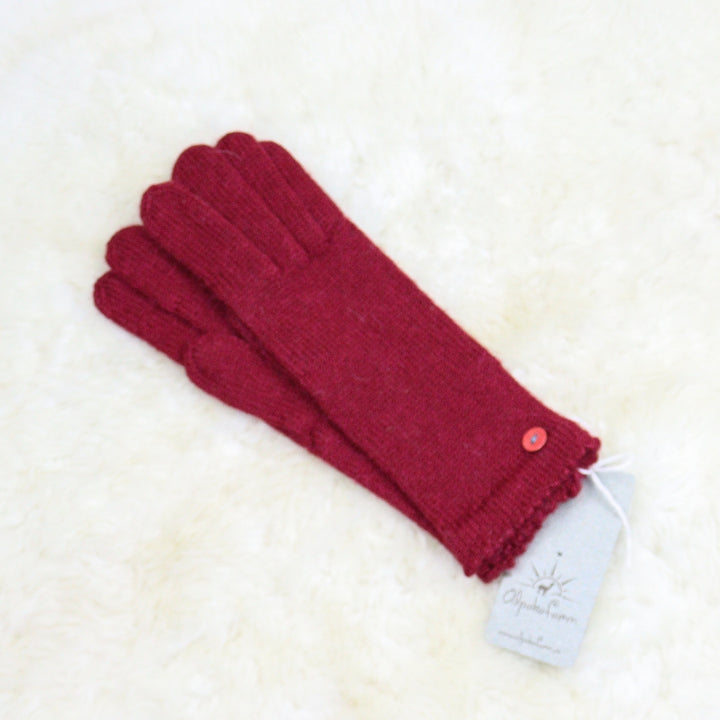 100% alpaca wool gloves