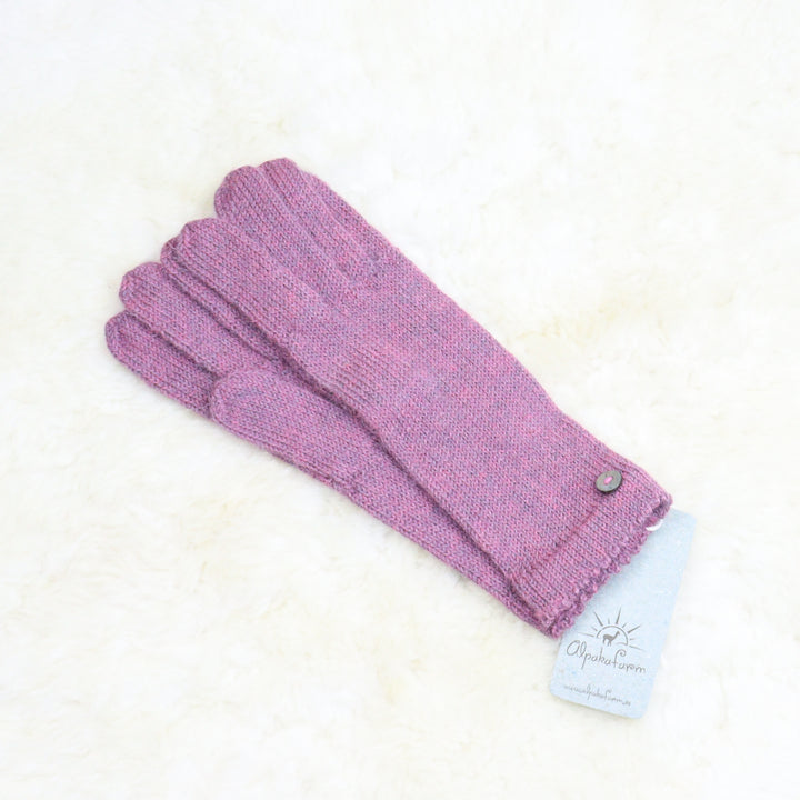 100% alpaca wool gloves