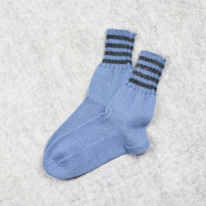 Socks with three stripes for children