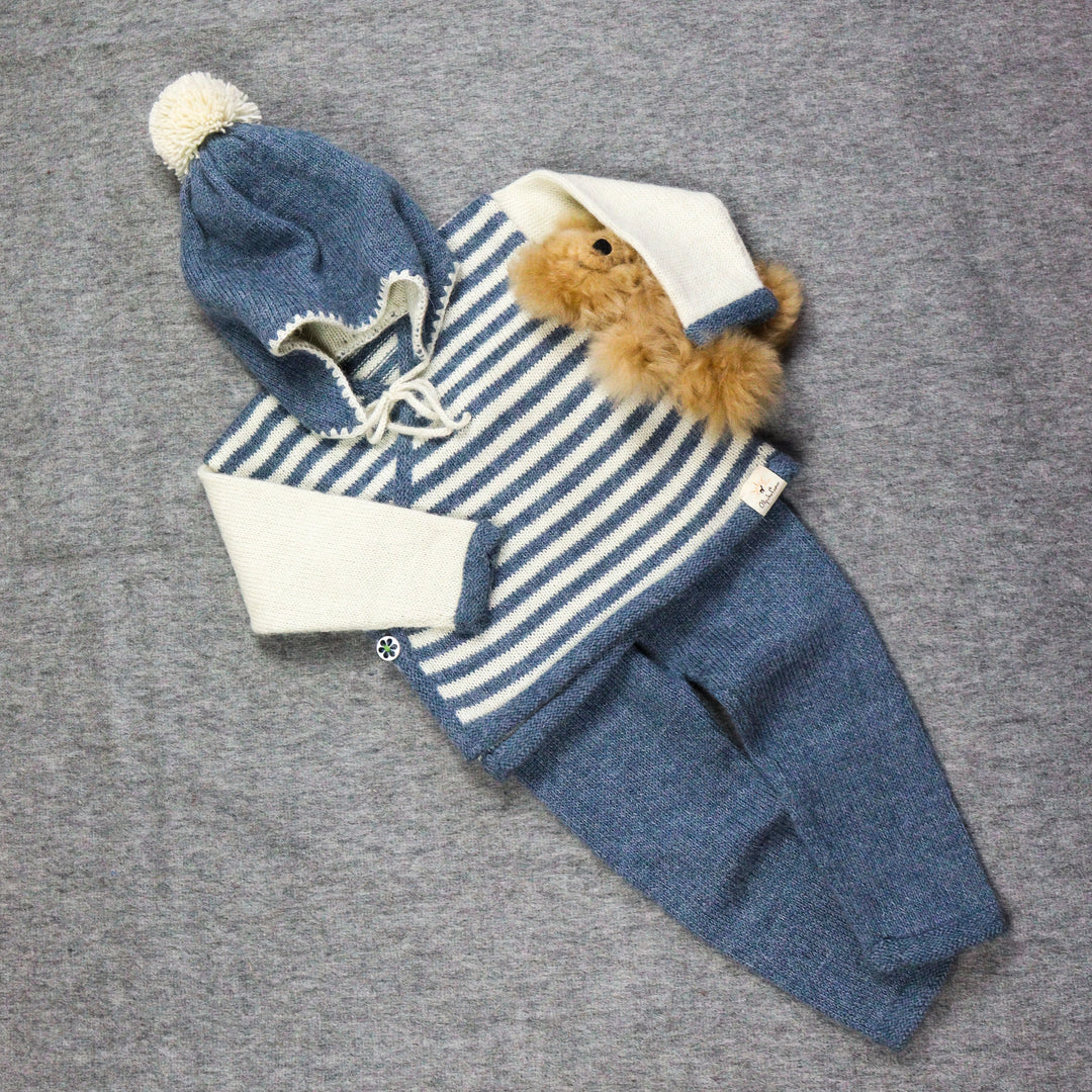 Striped baby set