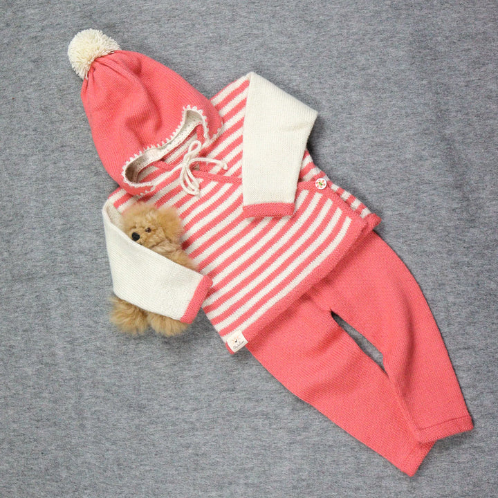 Striped baby set