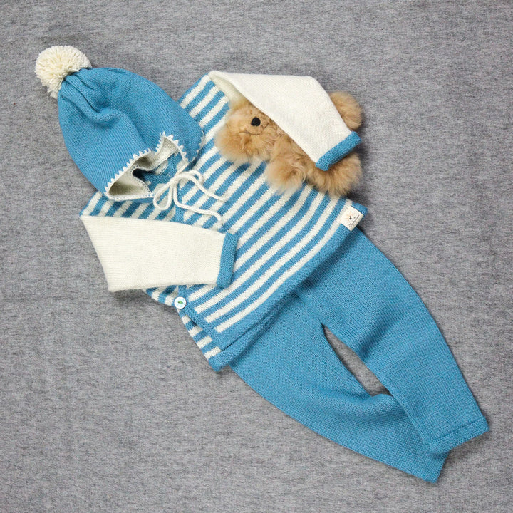 Striped baby set