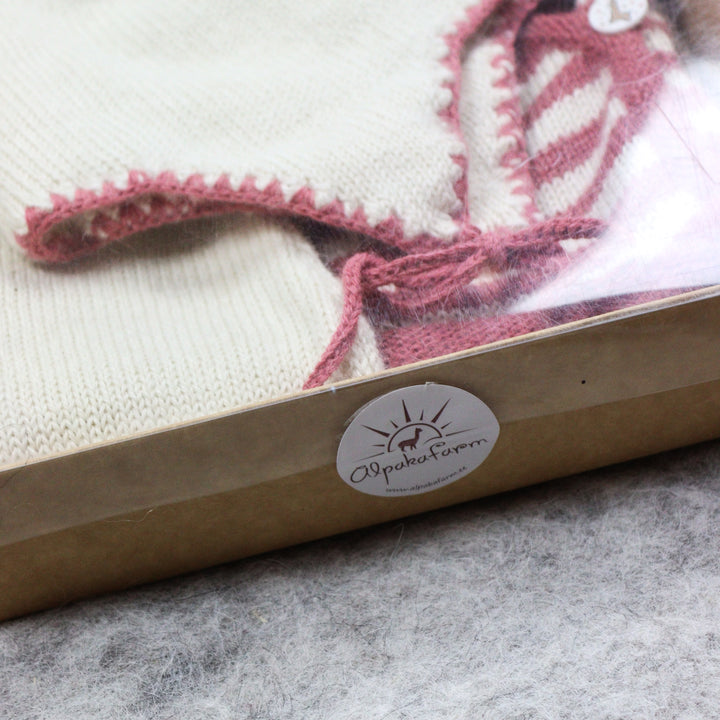 Striped baby set