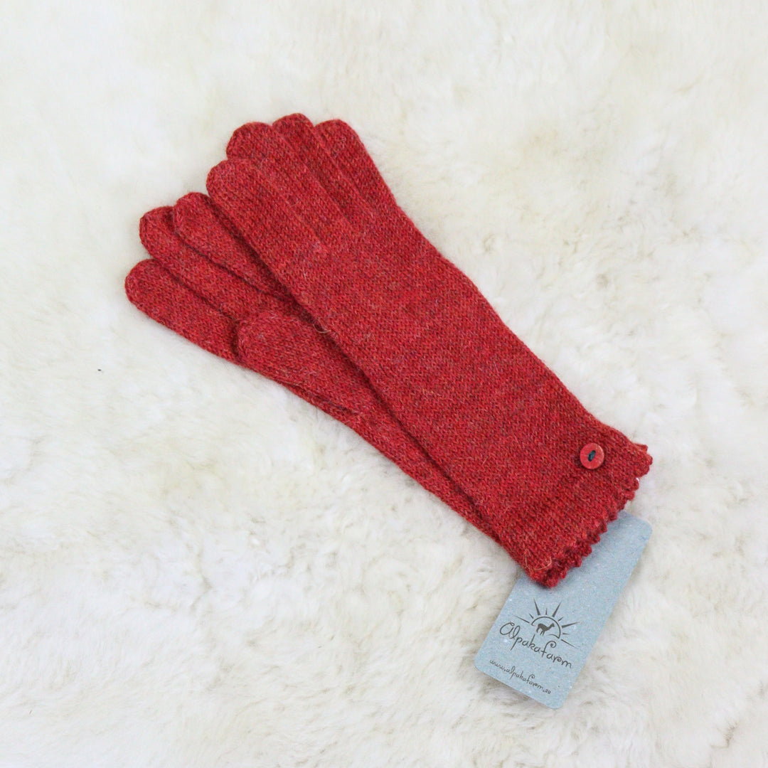 100% alpaca wool gloves