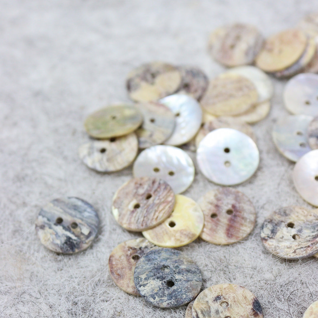 Seashell buttons