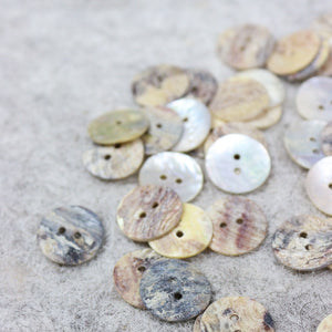 Sea shell buttons